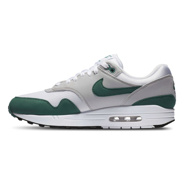 Nike Men's Air Max 1 White/Neutral Grey/Black/Evergreen Aura - 10051698 - West NYC