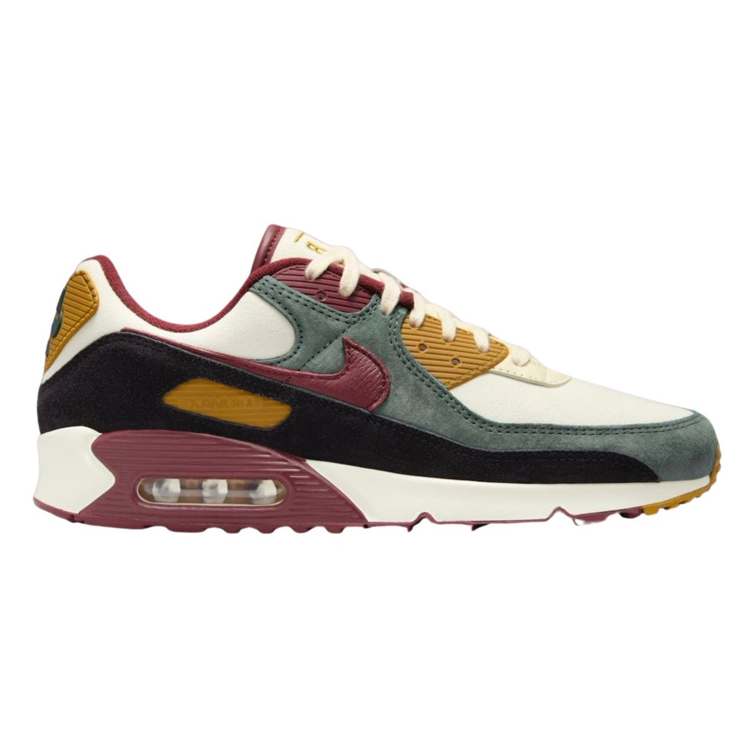 Nike Men's Air Max 90 Prm Coconut Milk/Vintage Green/Black/Dark Team Red/Bronzine - 10051861 - West NYC