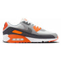 Nike Men's Air Max 90 Summit White/Safety Orange/Dark Smoke Grey/Smoke Grey - 10051840 - West NYC