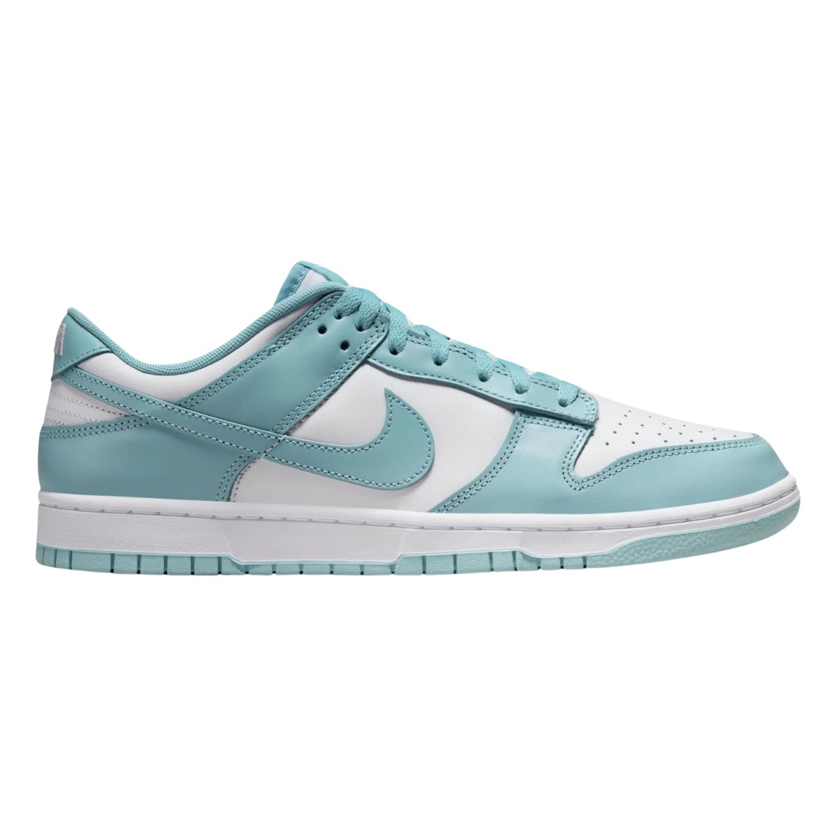 Nike Men's Dunk Low White/Denim Turquoise – West NYC