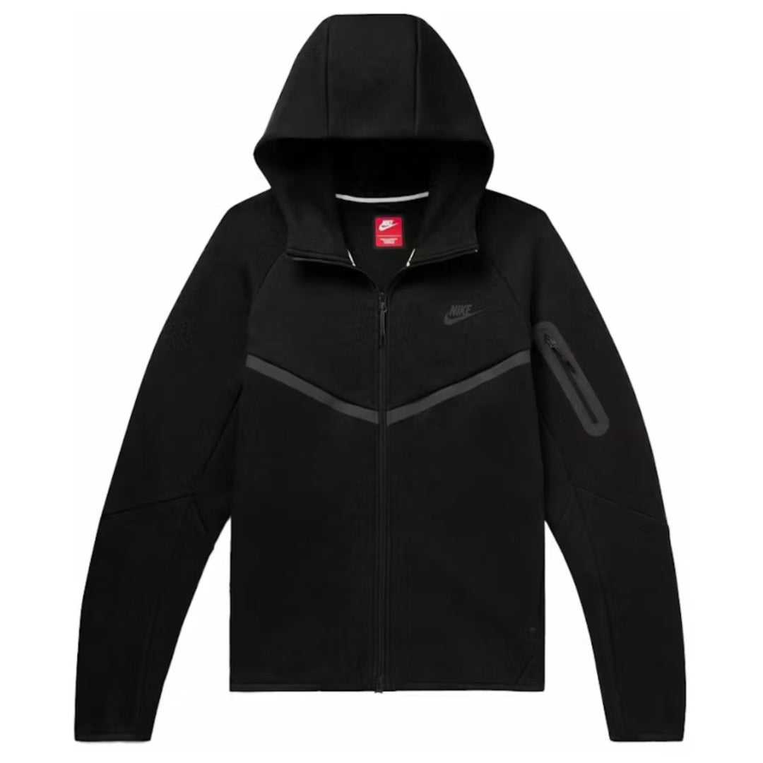 Nike Men's Tech Full - Zip Windrunner Hoodie Black/Black - 5023636 - West NYC