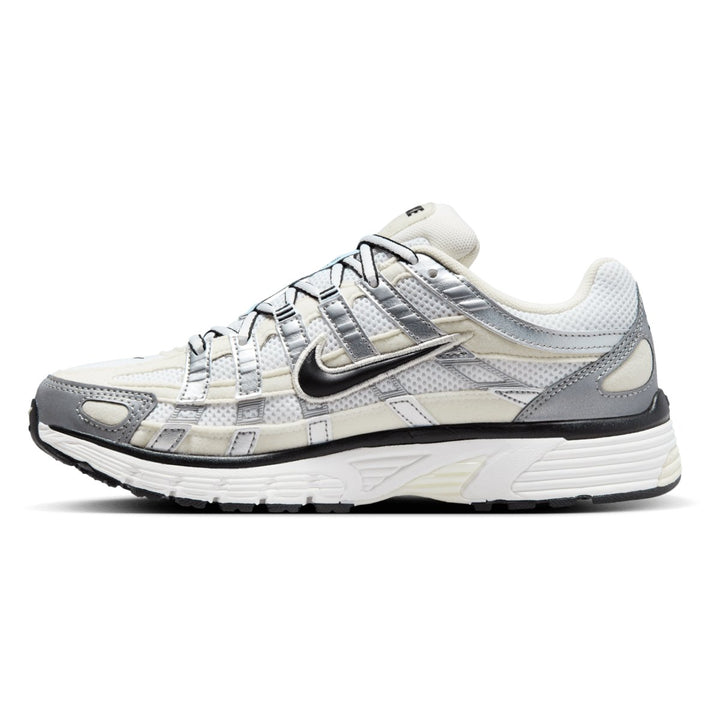 Nike Women's P - 6000 Coconut Milk/Summit White/Metallic Silver/Black - 10051311 - West NYC