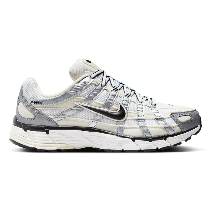 Nike Women's P - 6000 Coconut Milk/Summit White/Metallic Silver/Black - 10051311 - West NYC