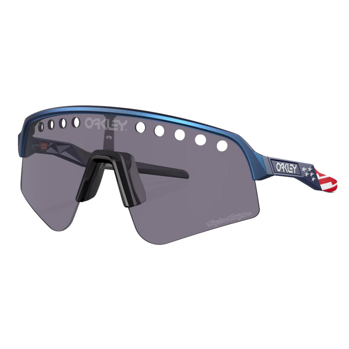 Oakley Sutro Lite Sweep Prizm Grey Lenses/Troy Lee Designs Blue Colorshift Frame - 10059242 - West NYC