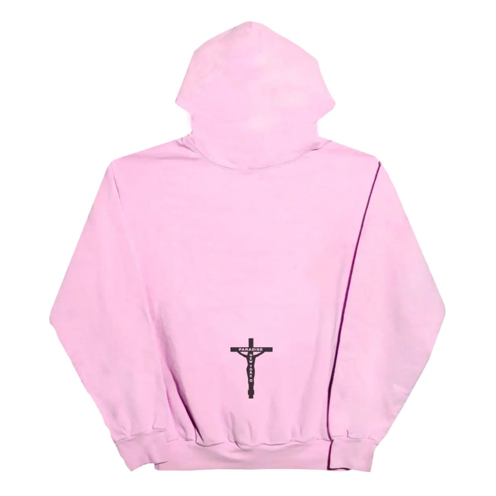 Paradise Smiley Jesus Hoodie Pink - 10055190 - West NYC