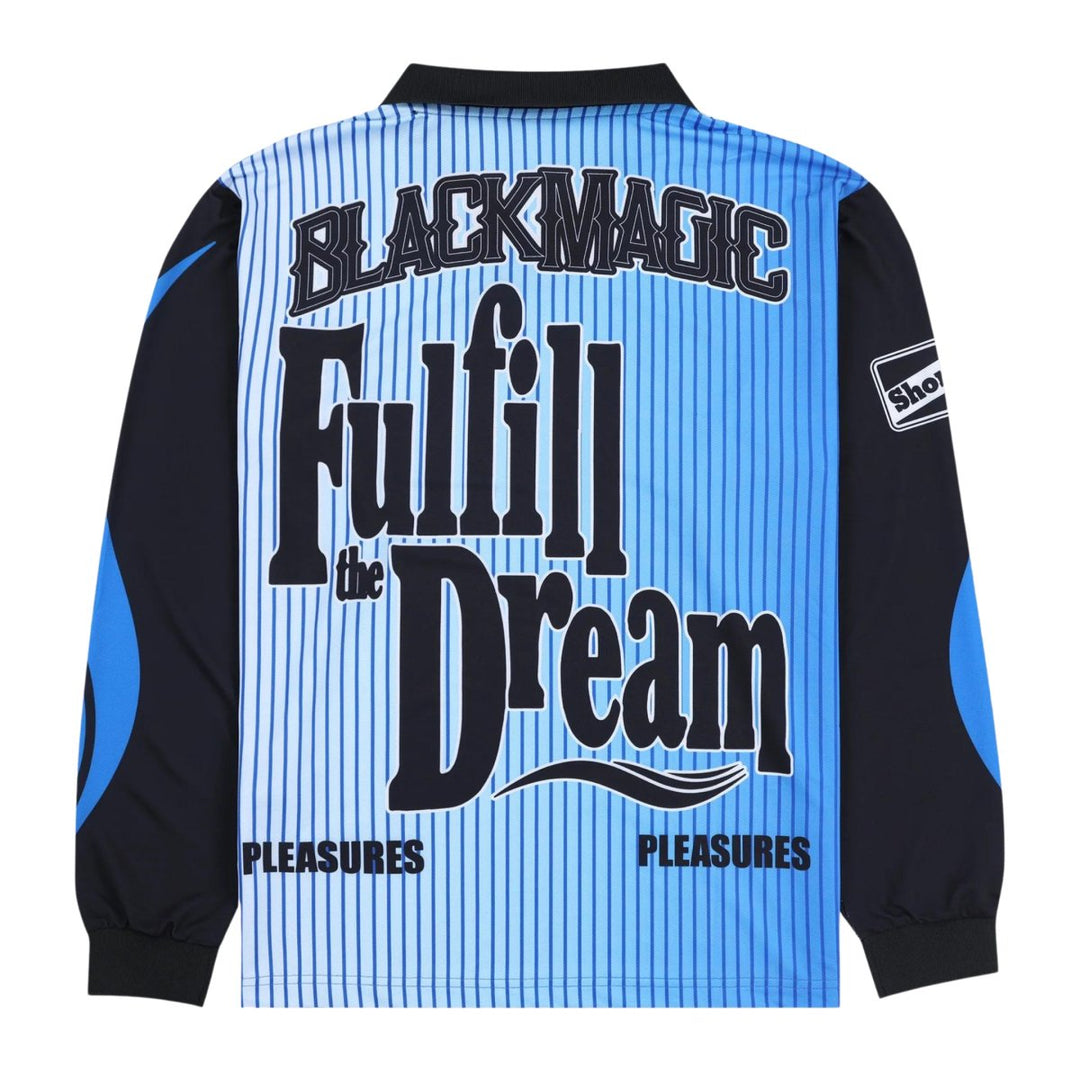 Pleasures Men's Dream Goalie Jersey Blue - 10061569 - West NYC