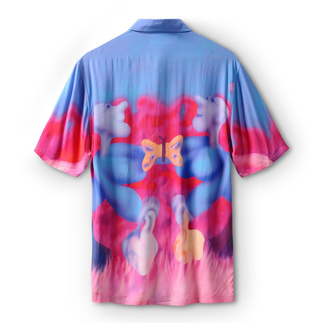 Pleasures Men's Interaction Button Down Pink - 10061551 - West NYC