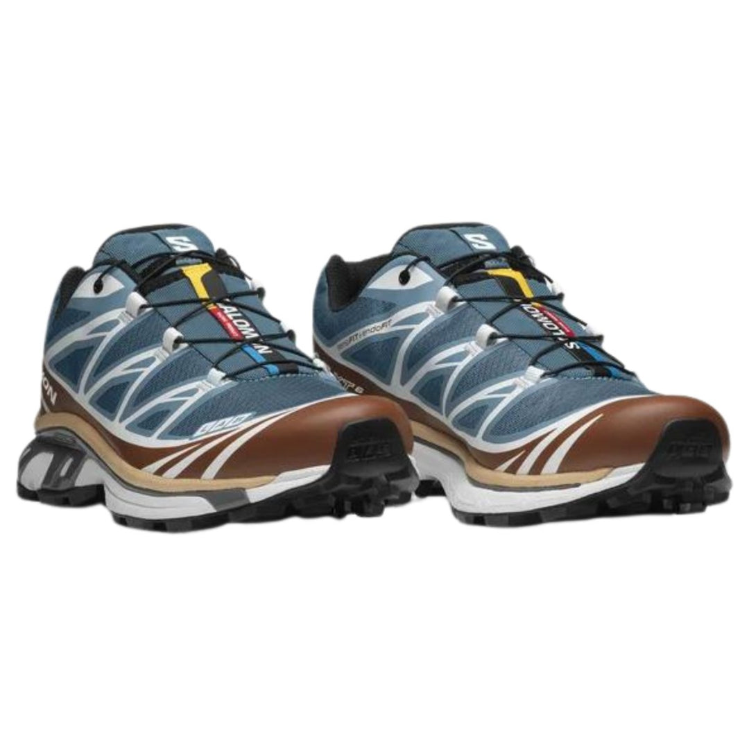 Salomon Men's XT - 6 Aegean Blue/Tortoise Shell/Hazelnut - 10055395 - West NYC