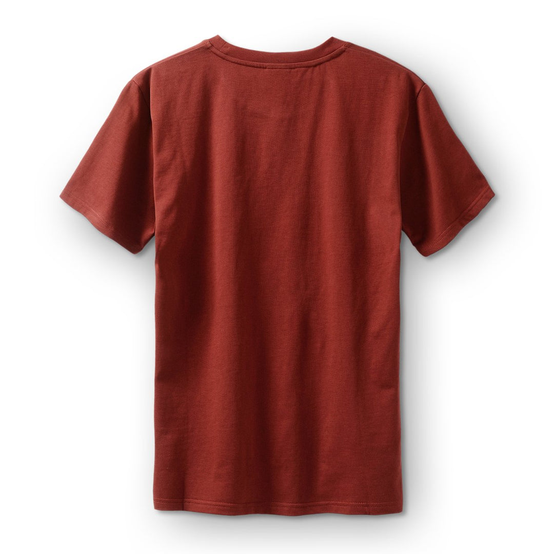 West NYC Embroidered Logo Tee Shirt Burgundy - 5023243 - West NYC