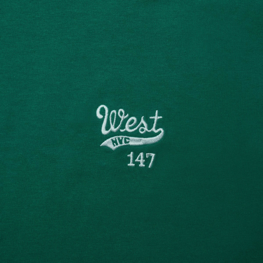 West NYC Embroidered Logo Tee Shirt Green - 5021981 - West NYC