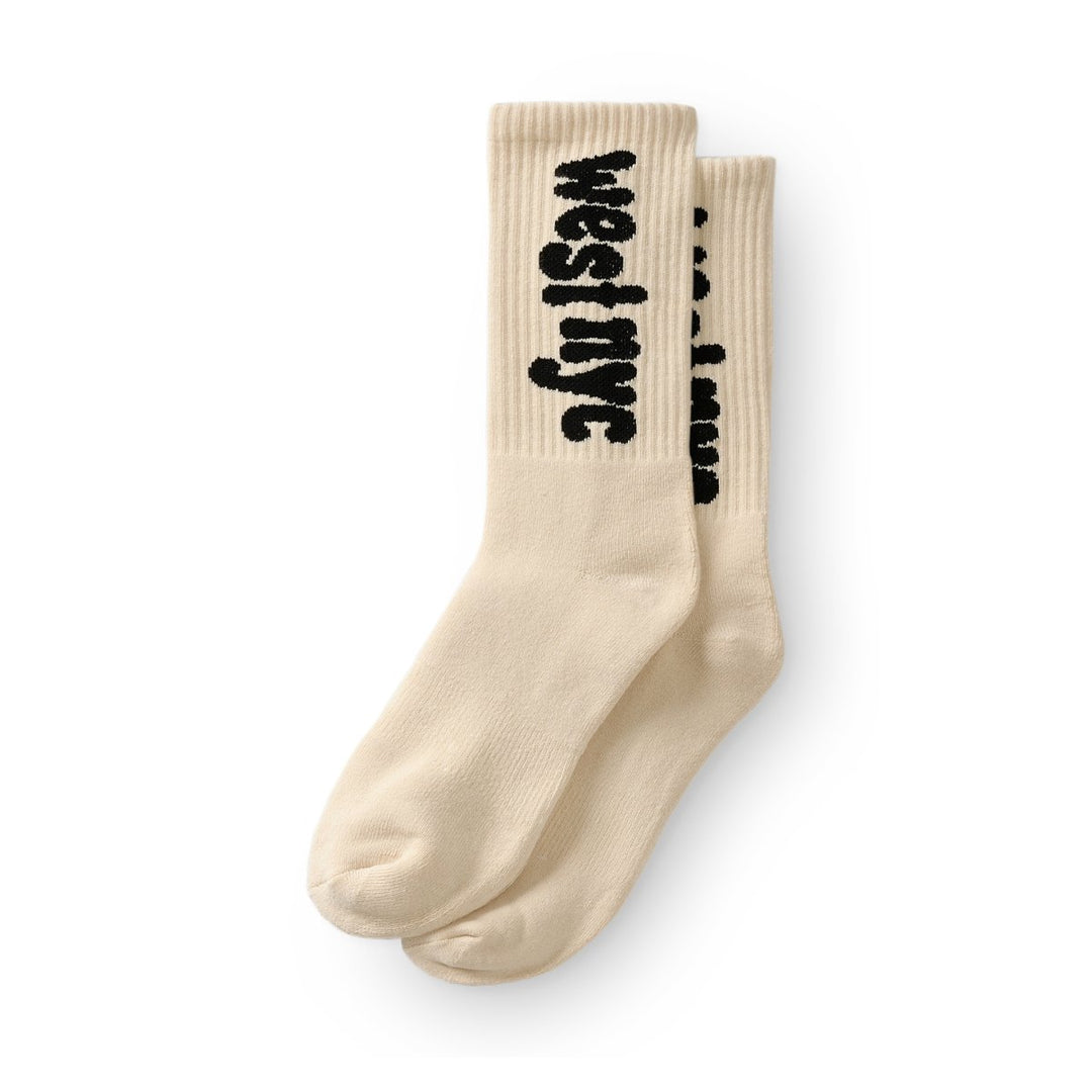 West NYC Funky Spellout Sock Sail/Black - 10051928 - West NYC