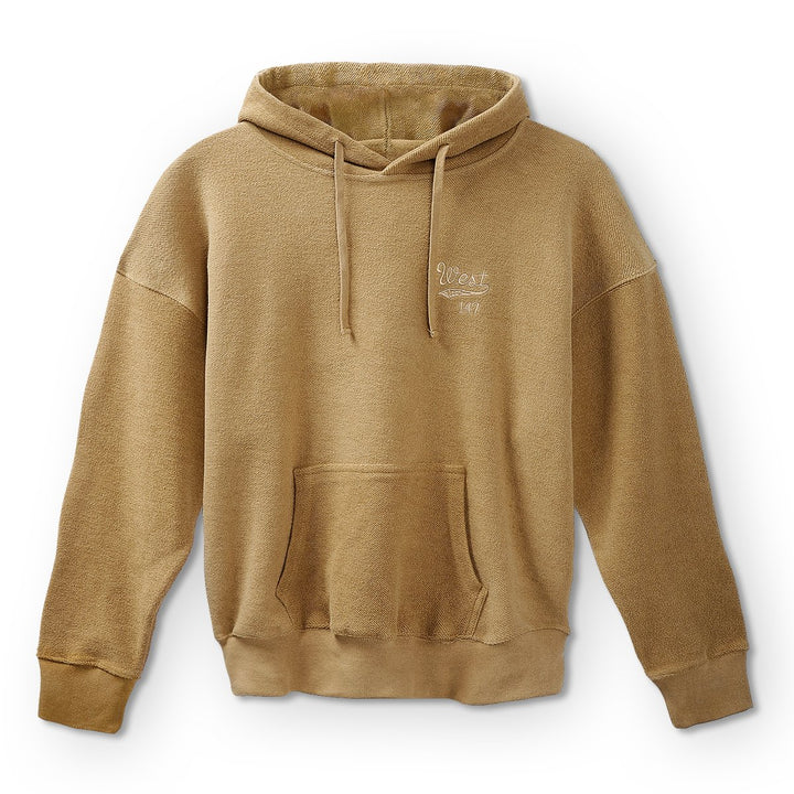 West NYC Reverse Terry Hoodie Brown - 10044995 - West NYC