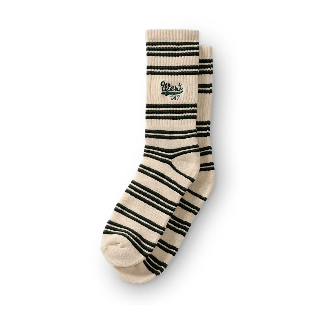 West NYC Stripe Sock Sail/Green/Black - 10051930 - West NYC