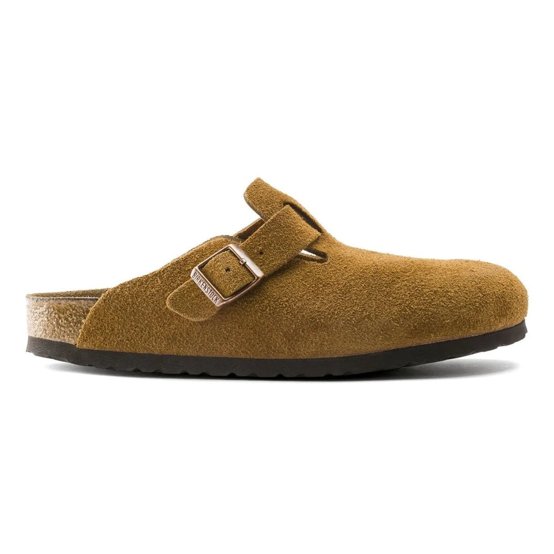 Birkenstock Men's Boston SOFT Footbed Mink Suede - 10031147 - West NYC