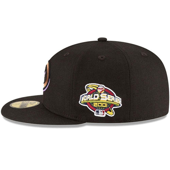 NEW ERA 59-FIFTY ARIZONA DIAMONDBACKS 2001 WORLD SERIES FITTED-6 1/2-BLACK-7722365-West NYC