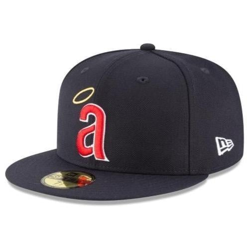 NEW ERA 59-FIFTY CALIFORNIA ANGELS 1971 COOPERSTOWN FITTED-6 1/2-NAVY-7728266-West NYC