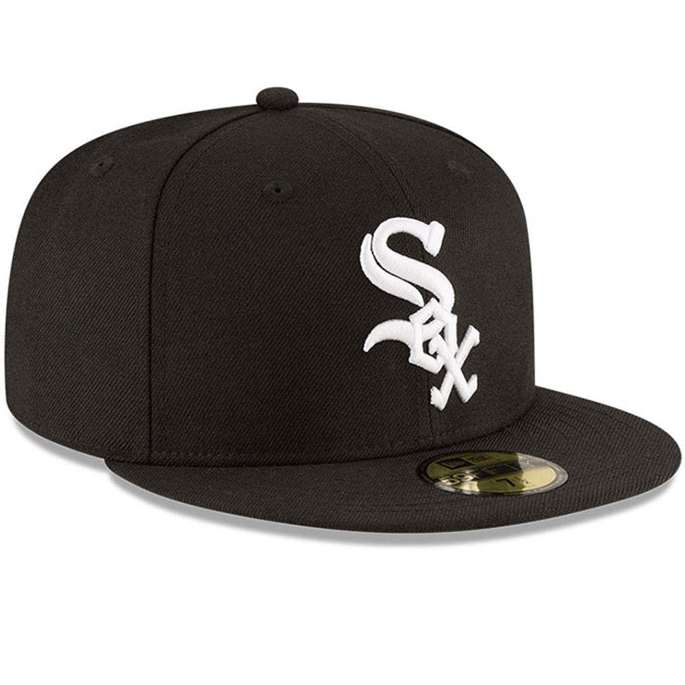 NEW ERA 59-FIFTY CHICAGO WHITE SOX 2005 WORLD SERIES FITTED-6 1/2-BLACK-7722353-West NYC