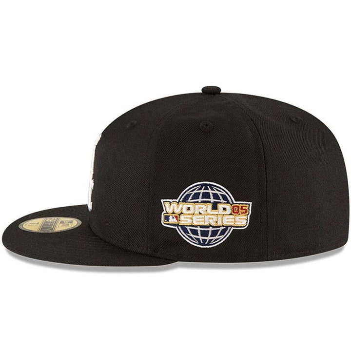 NEW ERA 59-FIFTY CHICAGO WHITE SOX 2005 WORLD SERIES FITTED-6 1/2-BLACK-7722353-West NYC