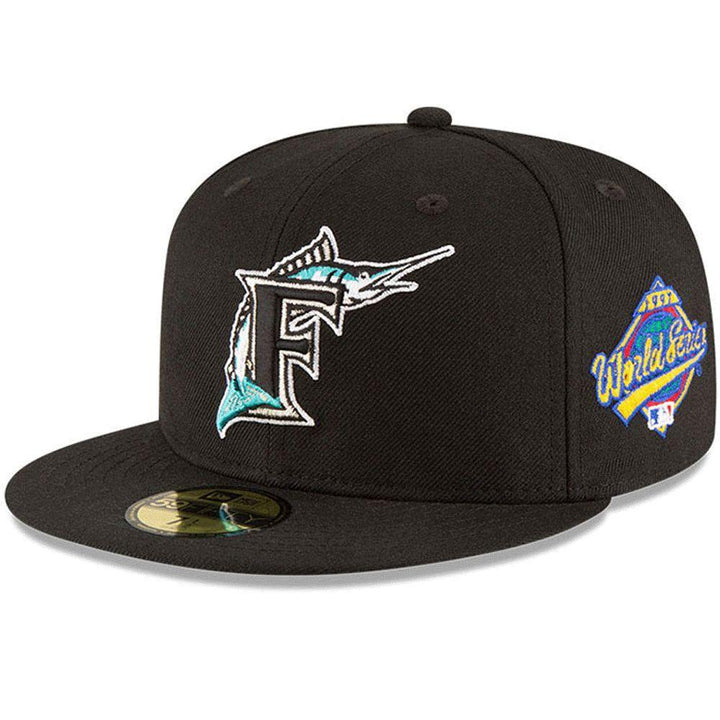 NEW ERA 59-FIFTY FLORIDA MARLINS 1997 WORLD SERIES FITTED-6 1/2-BLACK-7723740-West NYC