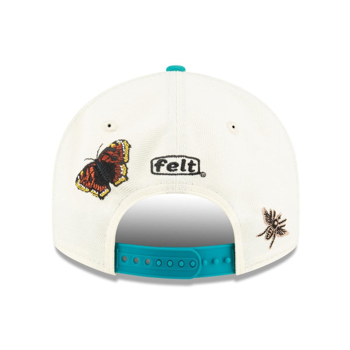 New Era X Felt Miami Marlins Low Profile 9FIFTY Snapback Cream - 10045550 - West NYC