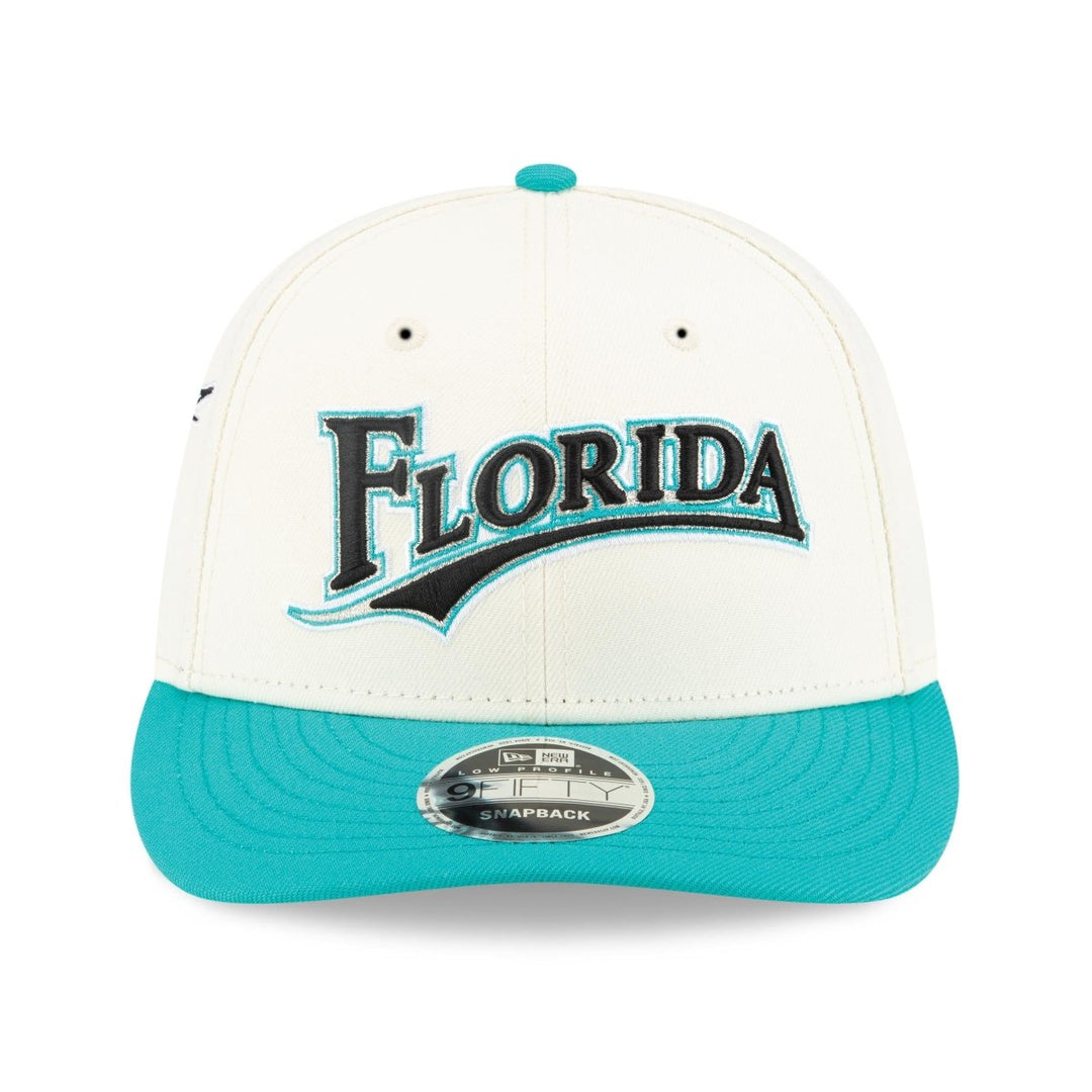 New Era X Felt Miami Marlins Low Profile 9FIFTY Snapback Cream - 10045550 - West NYC