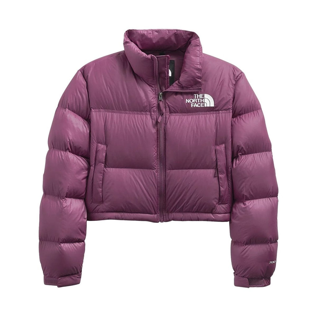 purple womens north face jacket