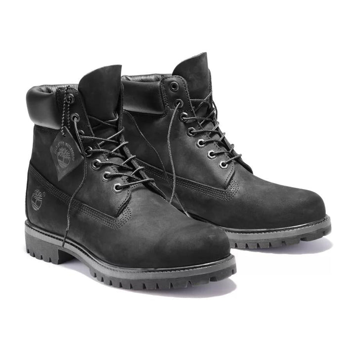 TIMBERLAND MEN'S 6-INCH BOOT 10073 BLACK NUBUCK-7.5/M-Black-407512404027-West NYC