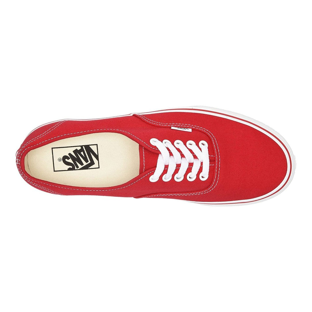 VANS UNISEX AUTHENTIC RED CANVAS - 404785501026 - West NYC