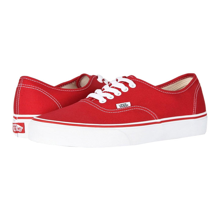 VANS UNISEX AUTHENTIC RED CANVAS - 404785501026 - West NYC